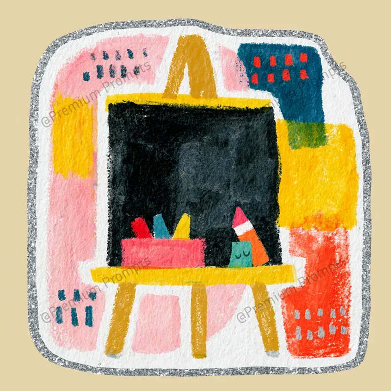 Whimsical Hand Painted Classroom Stickers