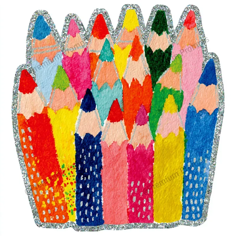 Whimsical Hand Painted Classroom Stickers