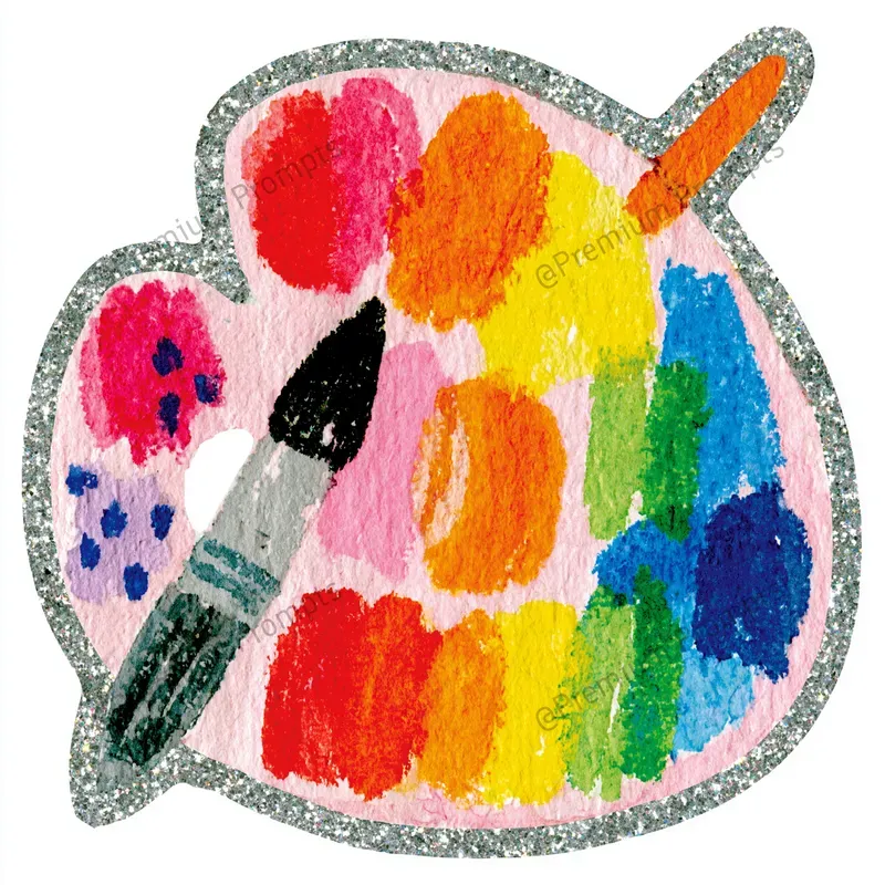 Whimsical Hand Painted Classroom Stickers