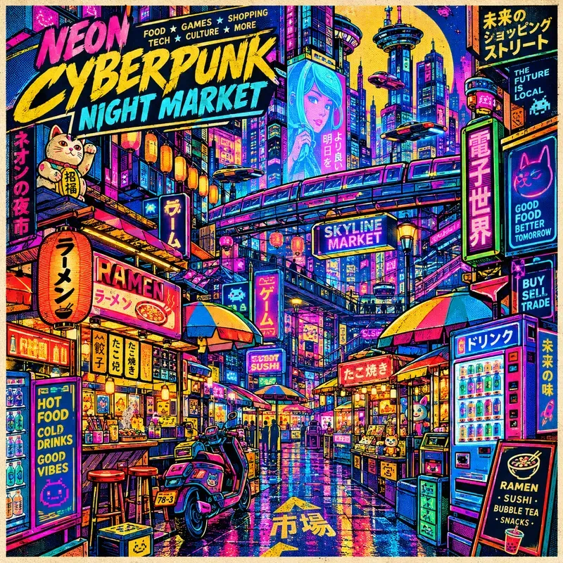 Retro Pop Culture Poster Worlds