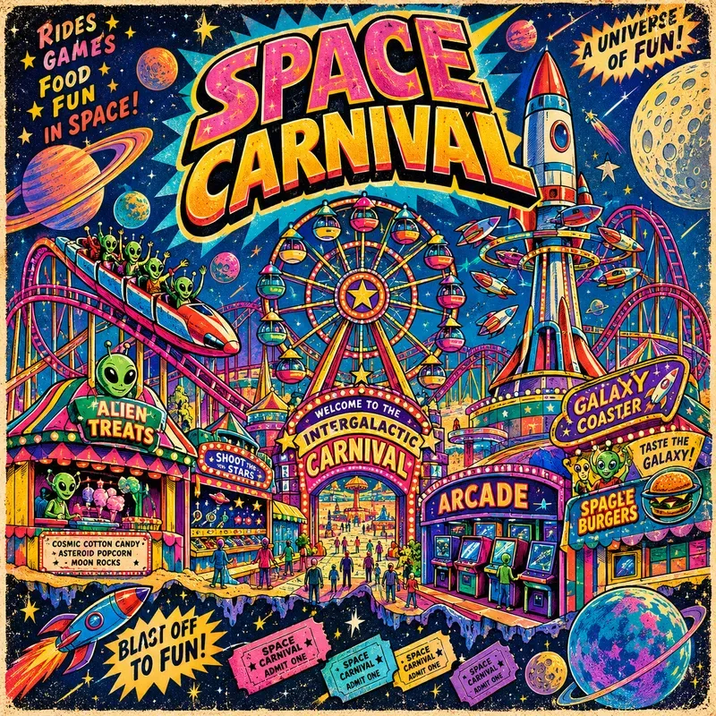Retro Pop Culture Poster Worlds