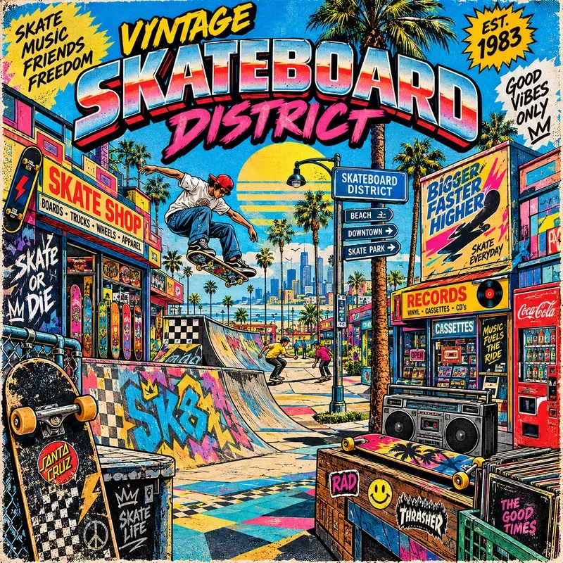 Retro Pop Culture Poster Worlds