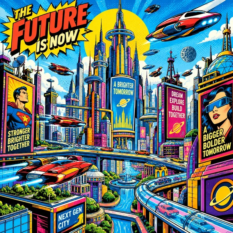 Retro Pop Culture Poster Worlds