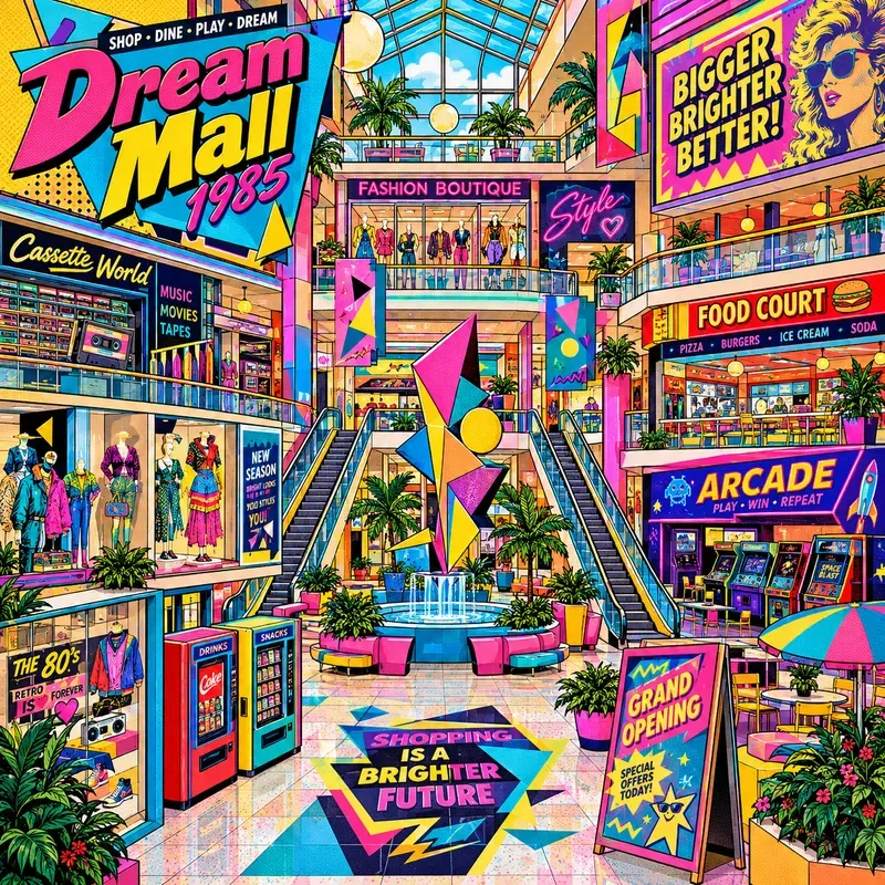 Retro Pop Culture Poster Worlds