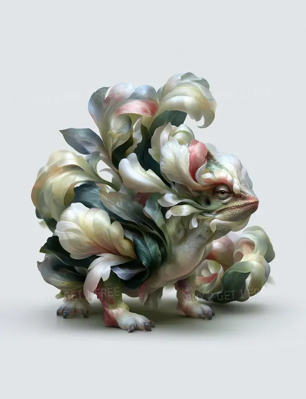 Surreal Botanical Animals Wall Art