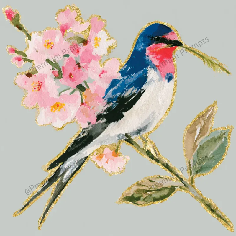 Cute Cottagecore Flora Fauna Stickers