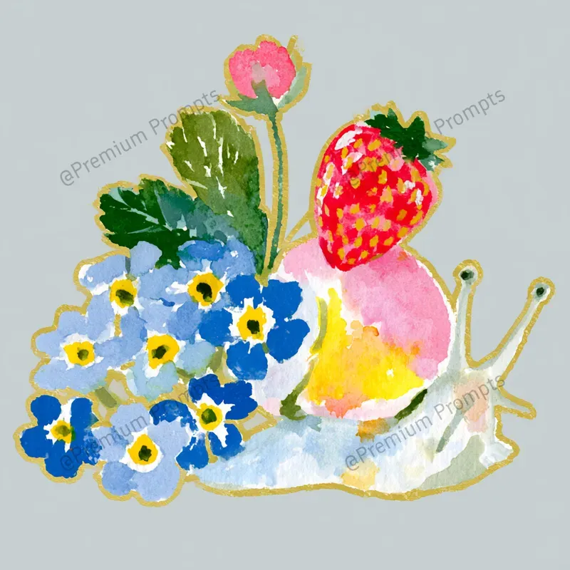 Cute Cottagecore Flora Fauna Stickers