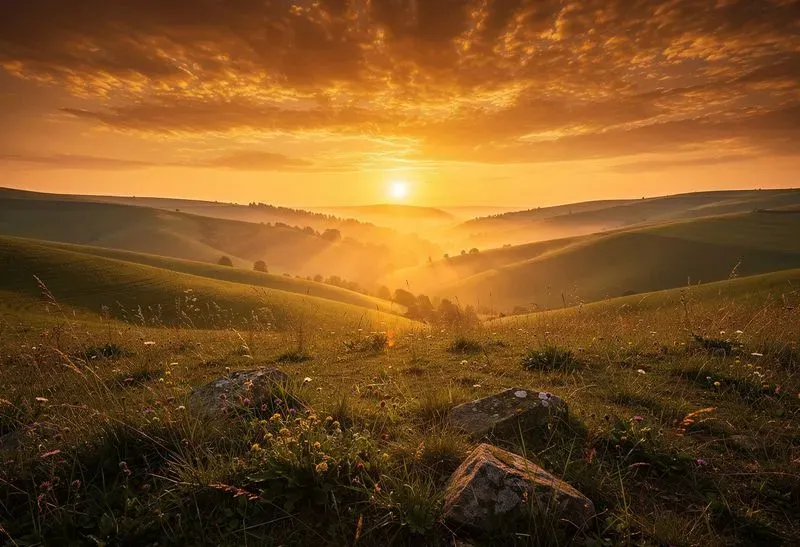 Cinematic Golden Hour Sunset Landscapes