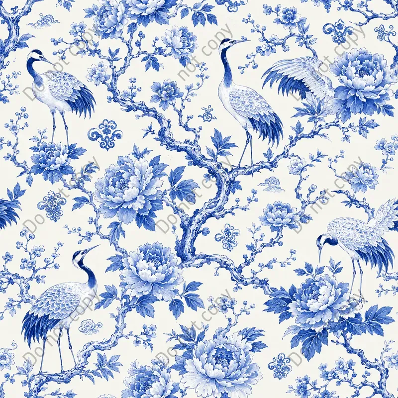 Chinoiserie Seamless Patterns