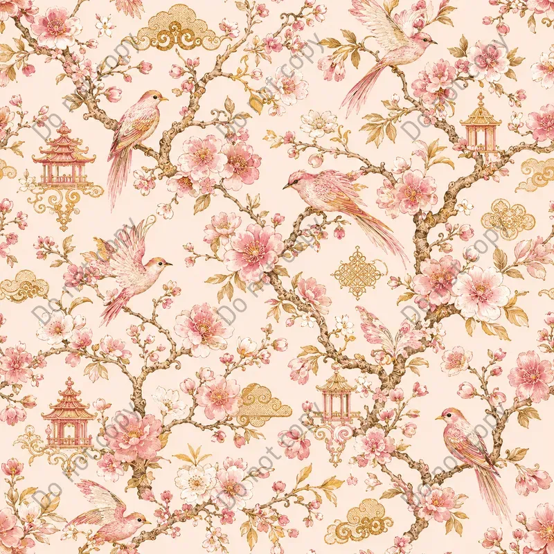 Chinoiserie Seamless Patterns