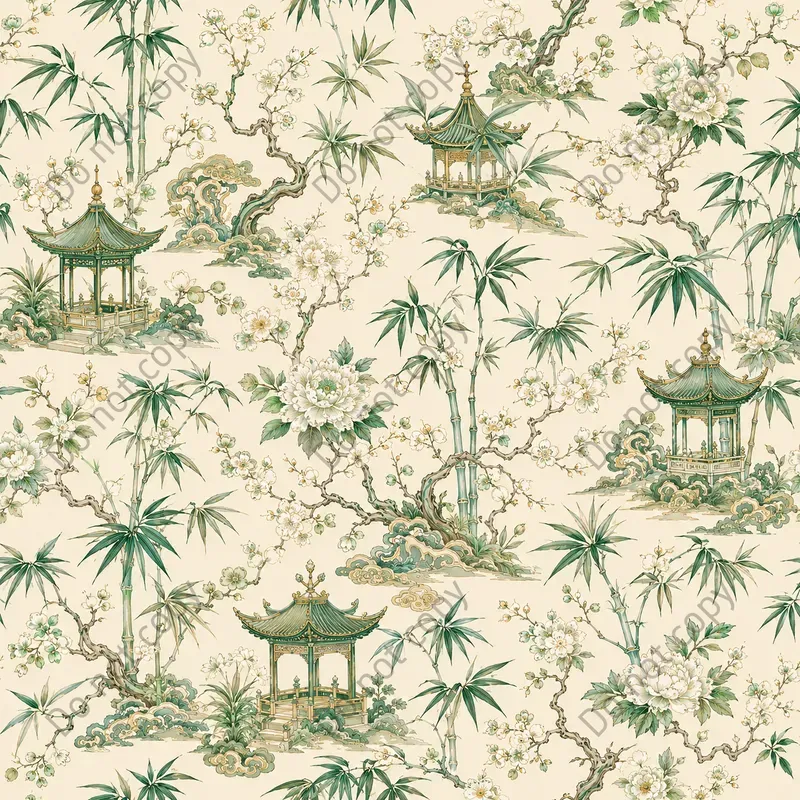 Chinoiserie Seamless Patterns