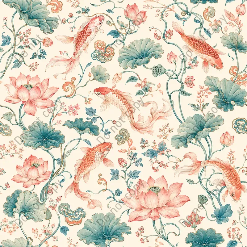Chinoiserie Seamless Patterns