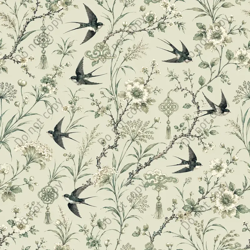 Chinoiserie Seamless Patterns
