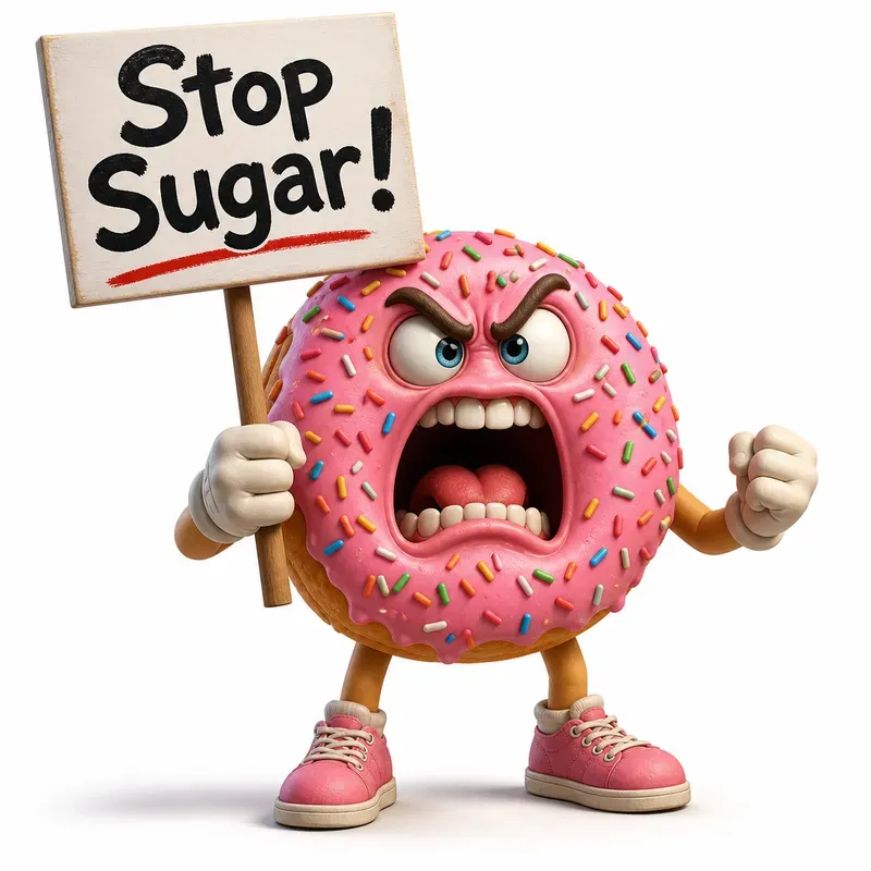 Ironic 3D Protest Characters