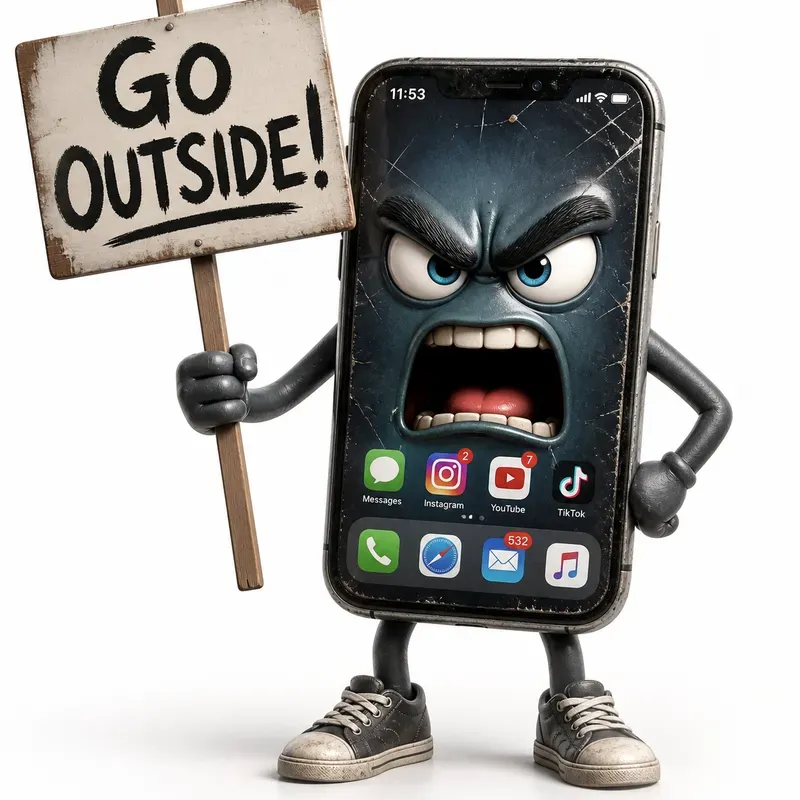 Ironic 3D Protest Characters