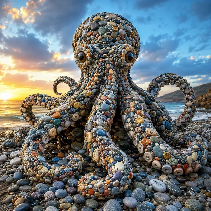 Epic Stone Sculpture Fantasy Creatures