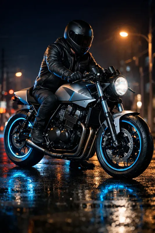 Ultrarealistic Motorcycle Generator