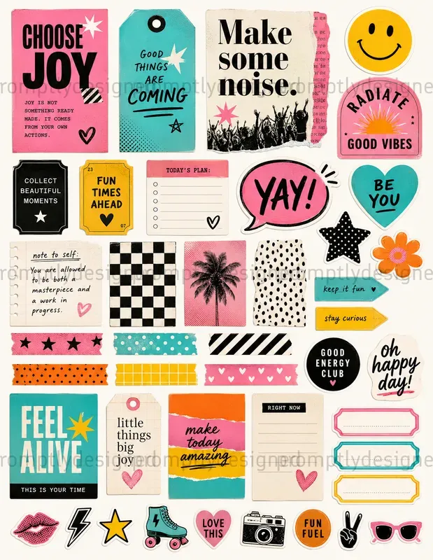 Modern Scrapbook And Journal Assets