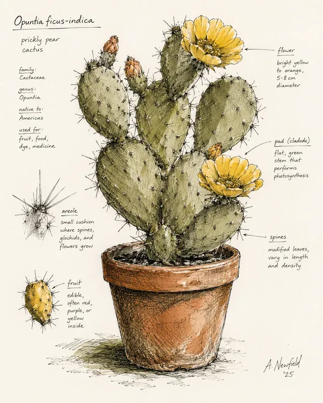Ink Watercolor Botanical Sketches