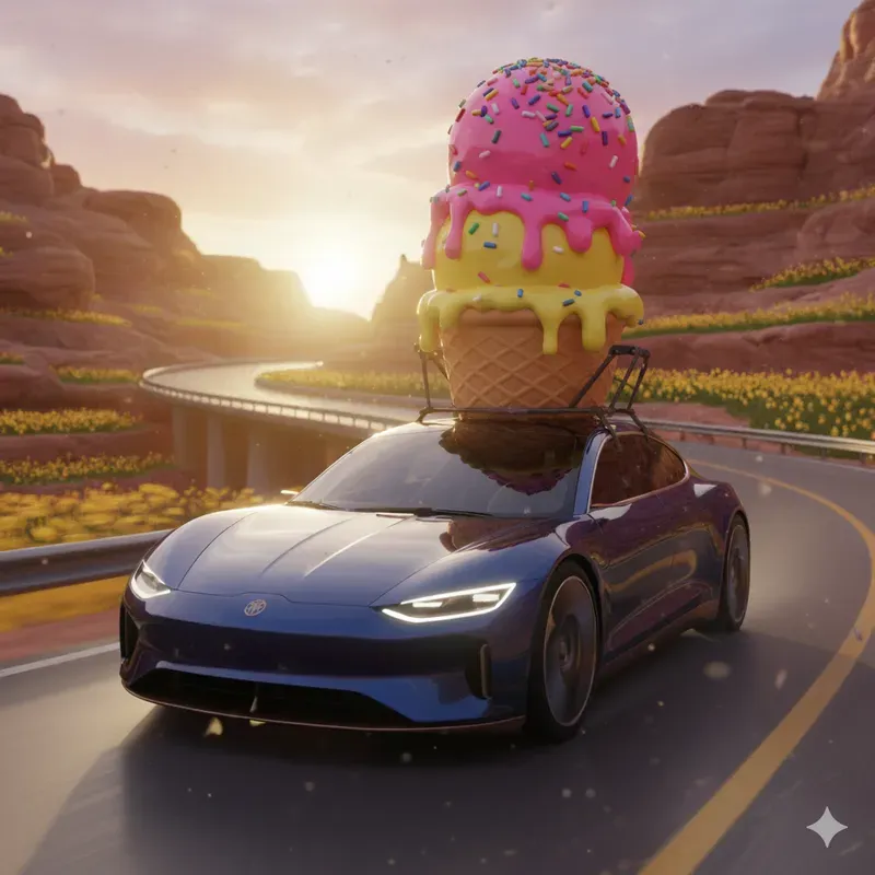 Pro Viral Giant Objects On Cars 3d