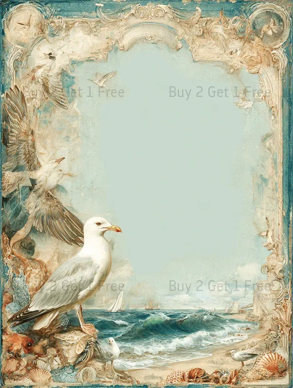 Summer Mediterranean Background Frames