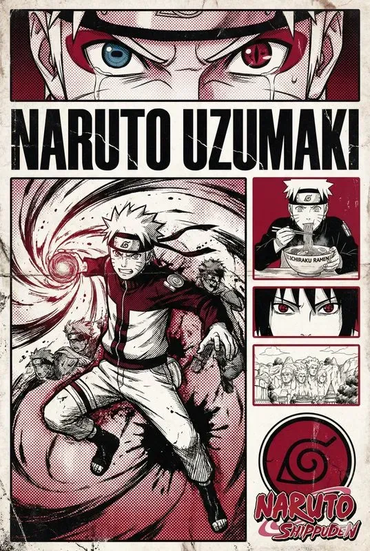 Gritty Manga Posters Anime Art