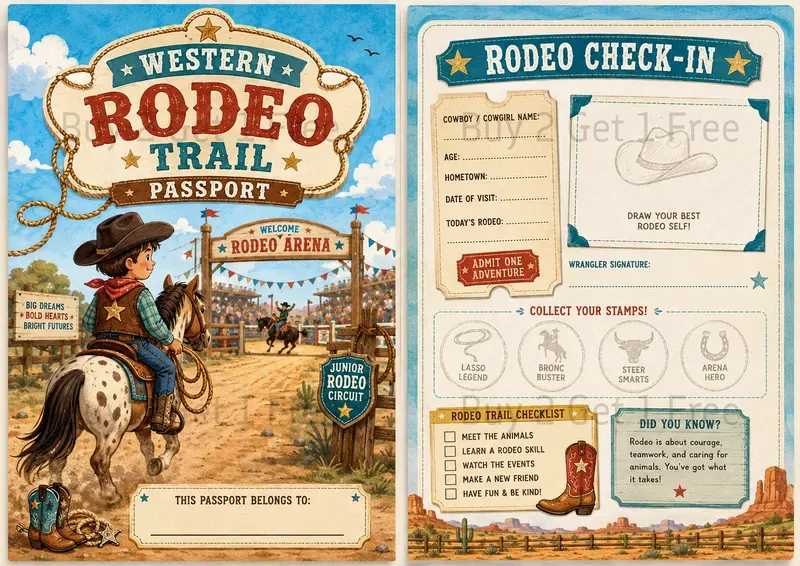 Kids Adventure Passport Printables