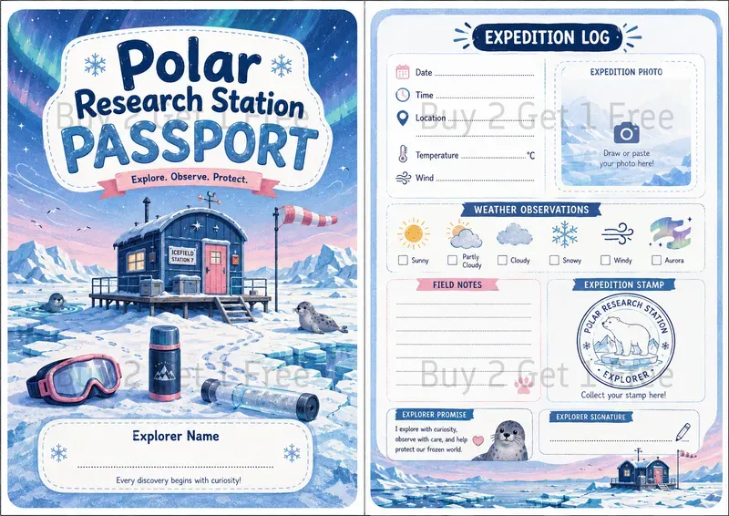 Kids Adventure Passport Printables