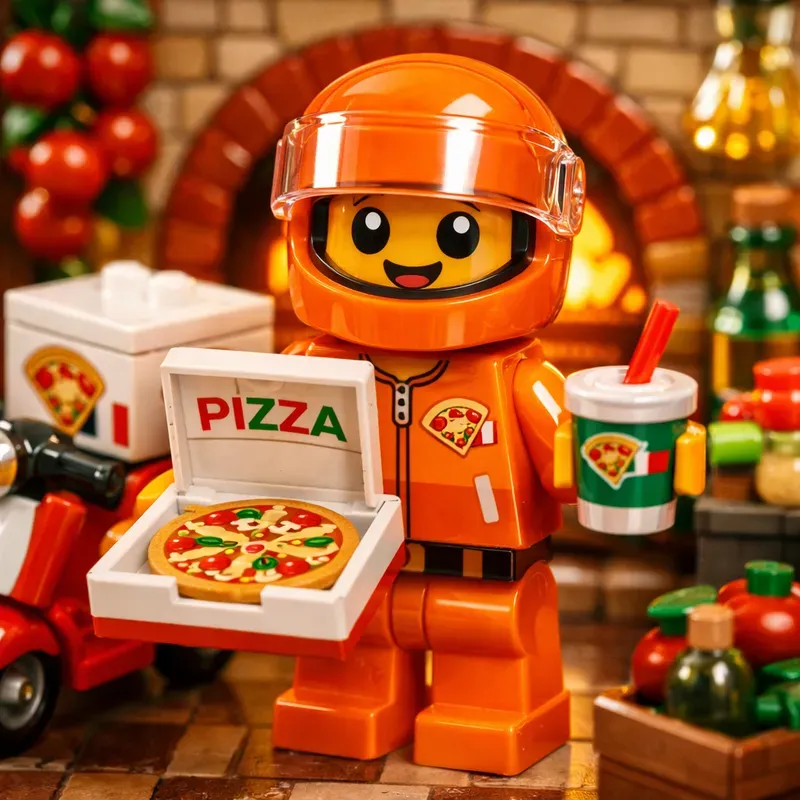 Colorful Lego Career Toy Scenes Packs