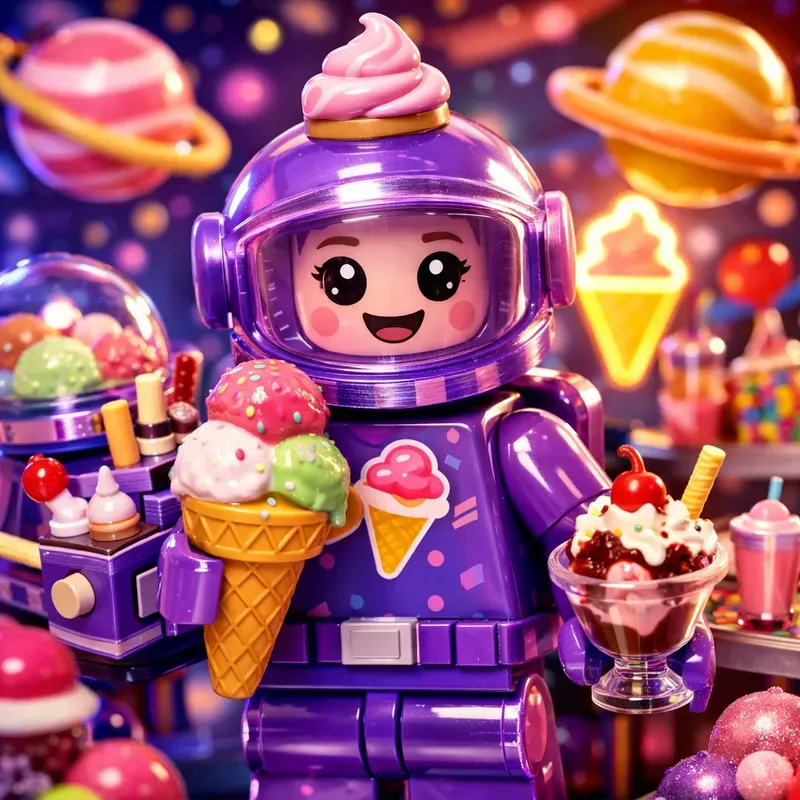 Colorful Lego Career Toy Scenes Packs