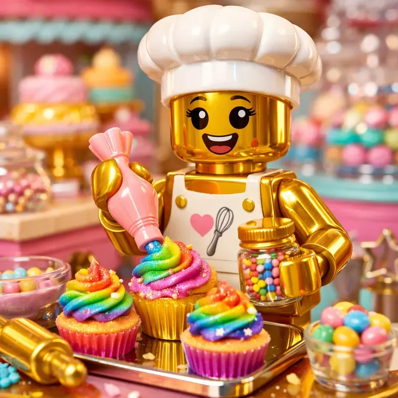 Colorful Lego Career Toy Scenes Packs