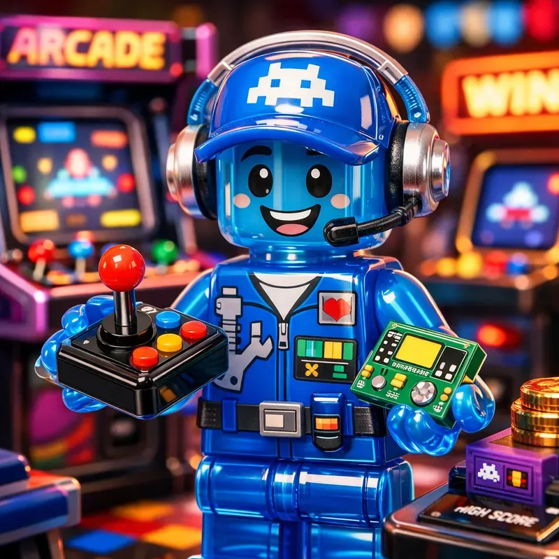 Colorful Lego Career Toy Scenes Packs