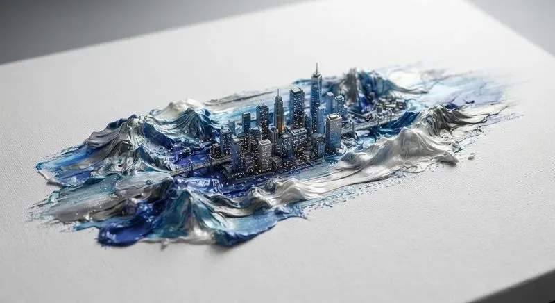 Microworlds Inside A Brushstroke