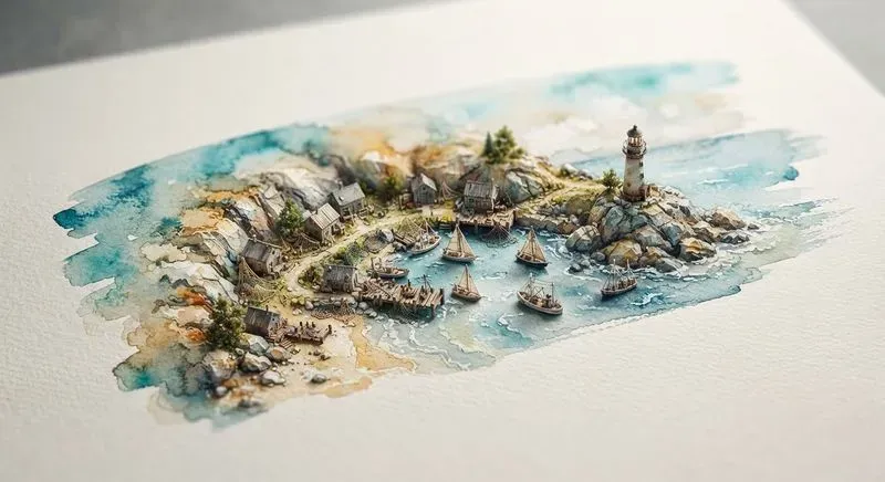 Microworlds Inside A Brushstroke