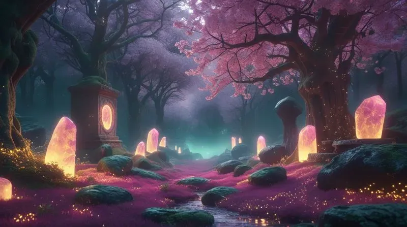 Mystical Crystal Forests