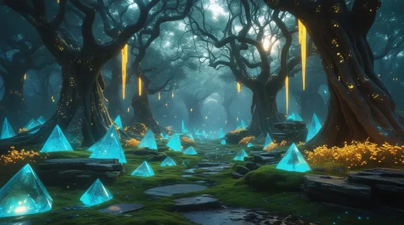Mystical Crystal Forests