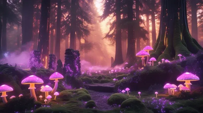 Mystical Crystal Forests