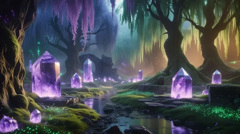 Mystical Crystal Forests