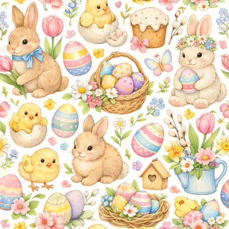 Elegant Easter Pattern Generator