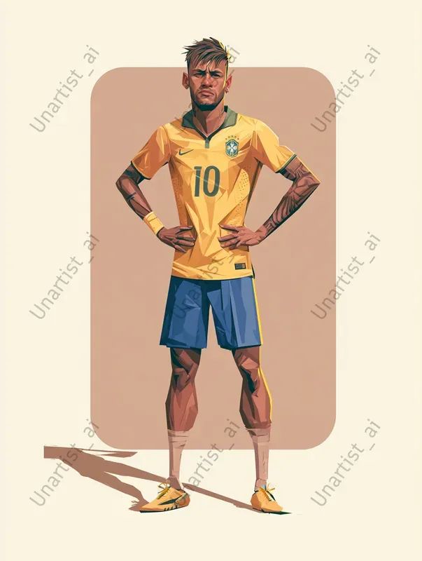Stylized Sports Star Posters