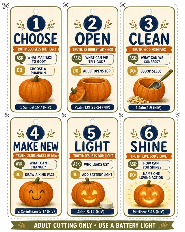 Christian Pumpkin Lesson Kits