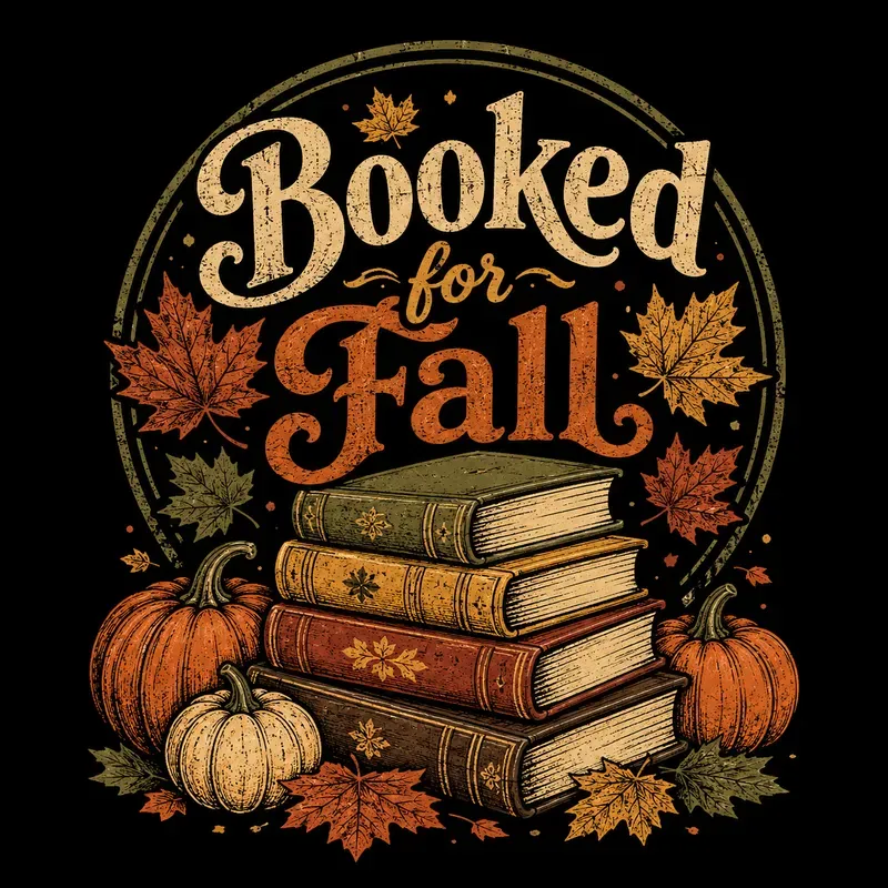 Cozy Fall Book Lover Tshirt Designs