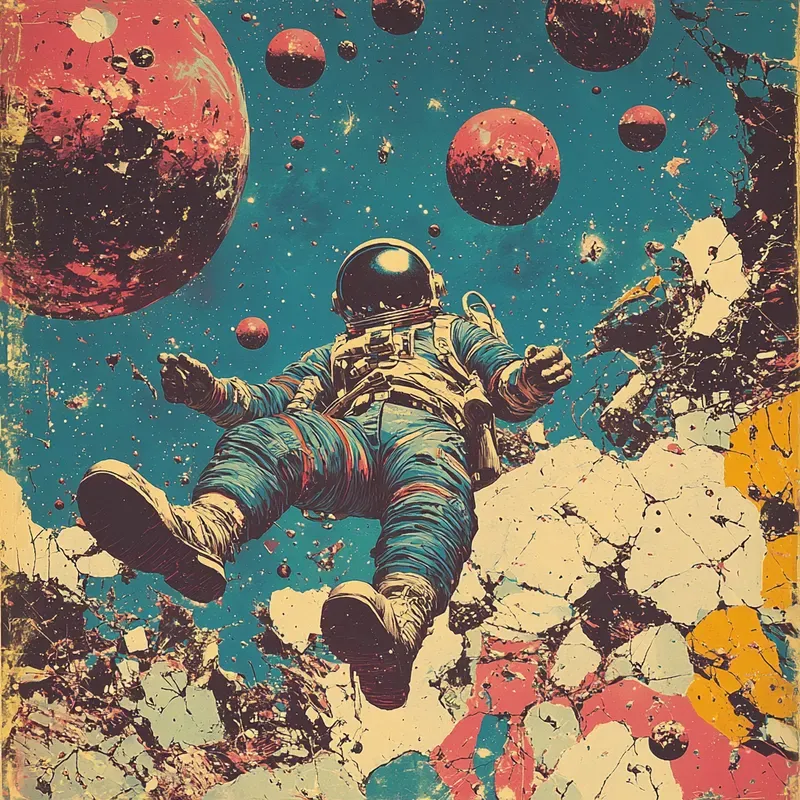Retro Psychedelic Album Cover Art