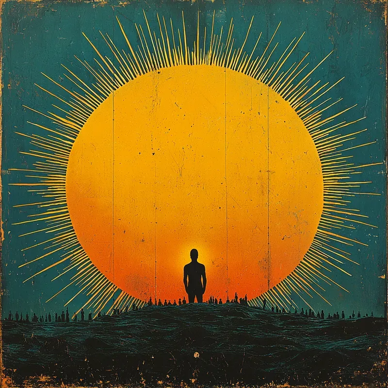 Retro Psychedelic Album Cover Art