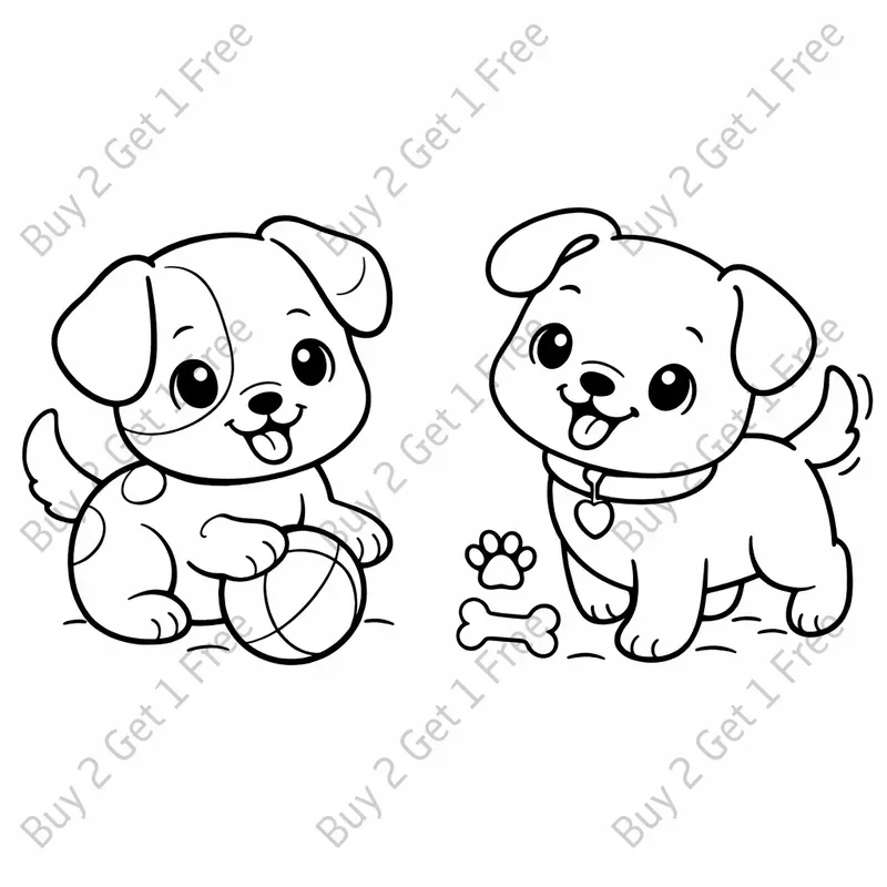 Cute Kids Animal Coloring Pages