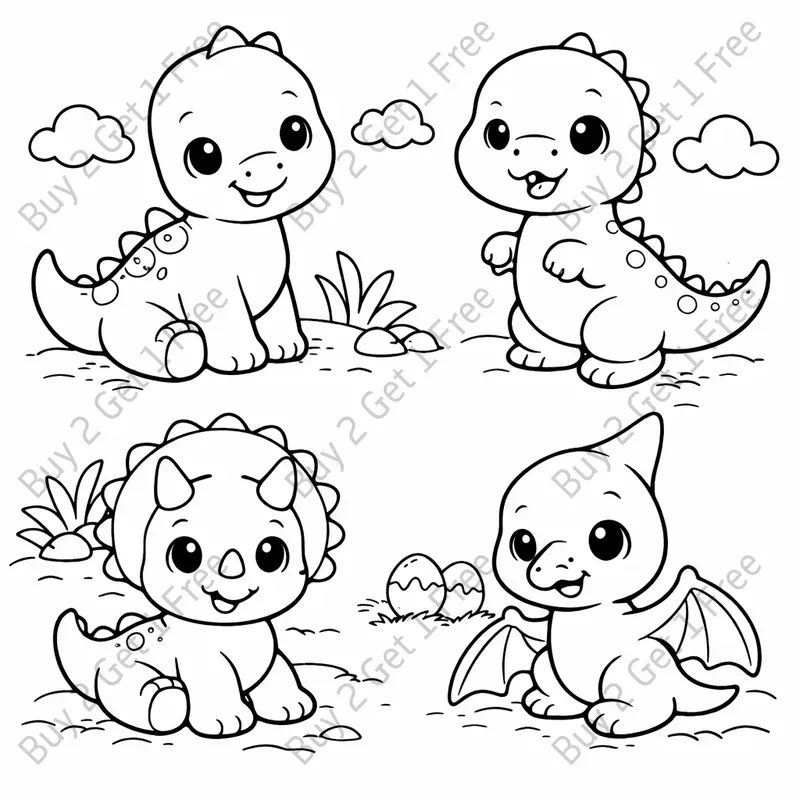 Cute Kids Animal Coloring Pages