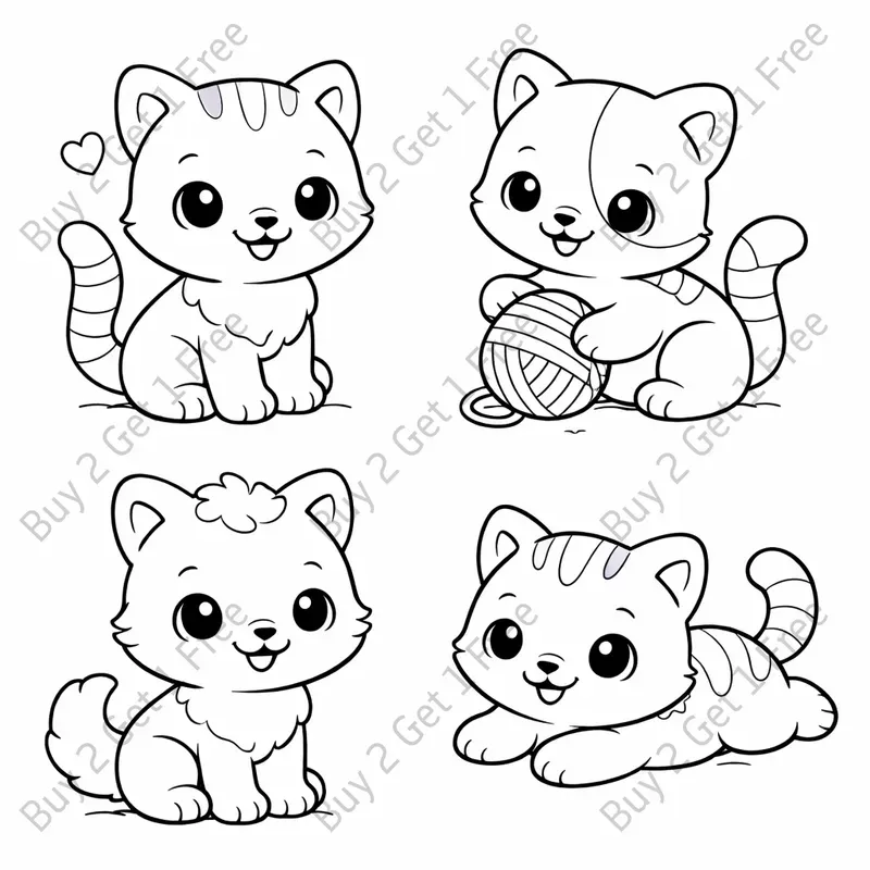 Cute Kids Animal Coloring Pages
