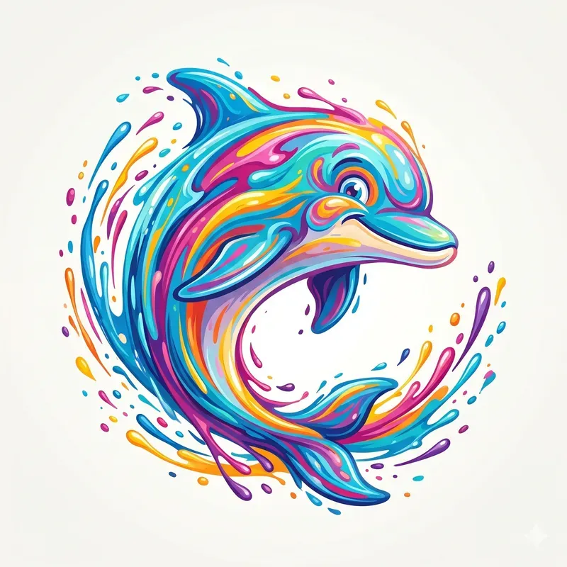 Paint Splash Joy Animals
