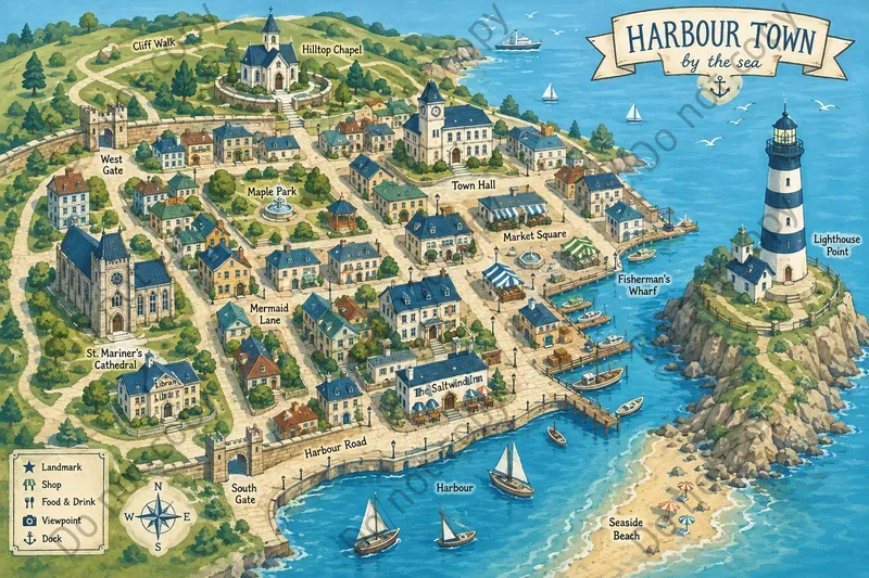 Illustrated City Map Prints