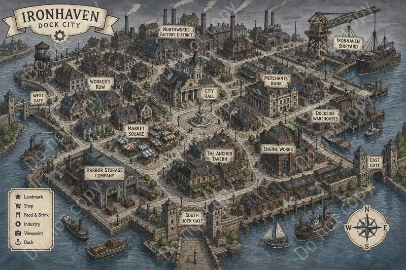 Illustrated City Map Prints